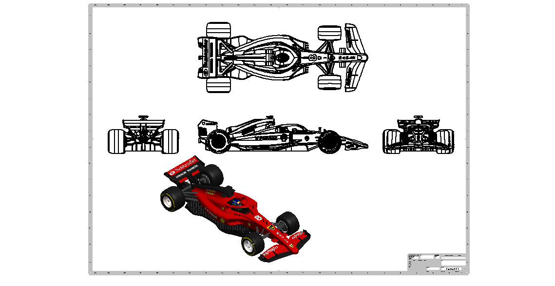 F1法拉利概念车